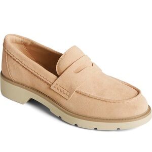 Sperry Women's Shoes - WELLS - Penny Loafers - Bone / Beige  Size 7.5